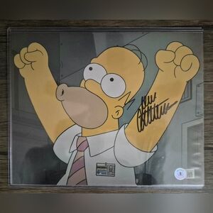 Dan Castellaneta "The Simpsons" Autographed signed 8x10 Photo BECKETT 🔥